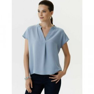 Блуза , размер 50, серый Арт-Деко. Цвет: серый
