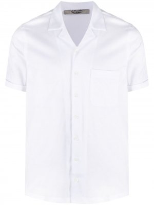 La Fileria For Daniello рубашка с короткими рукавами и заостренным воротником D'aniello. Цвет: белый