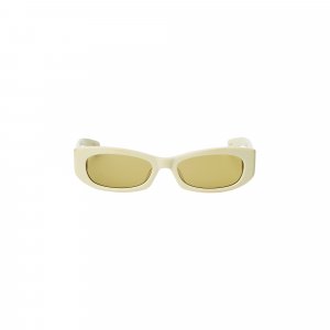 Солнцезащитные очки Gemma, цвет слоновой кости/линзы дымчатой оливы Flatlist
