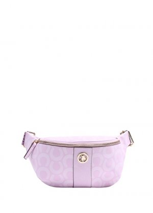 Розовая женская поясная сумка U.S. Polo Assn.