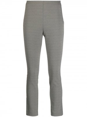 Укороченные брюки с геометричным узором Rag & Bone. Цвет: черный