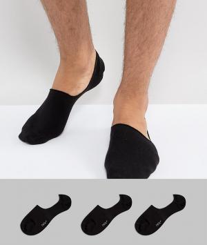 3 пары черных носков Celio. Цвет: черный