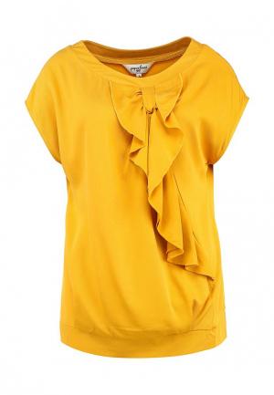 Блуза Pepaloves. Цвет: желтый