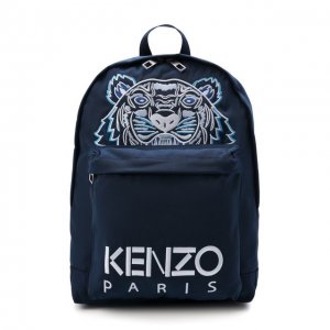 Текстильный рюкзак Kenzo. Цвет: синий