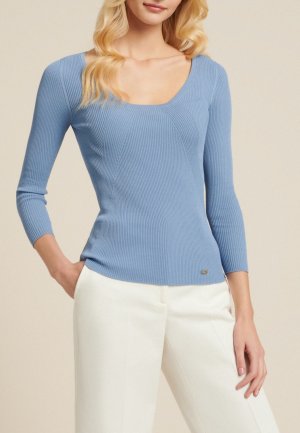 Пуловер LUISA SPAGNOLI. Цвет: голубой