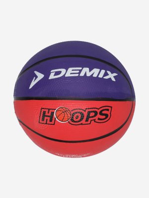 Мяч баскетбольный Hoops, Синий Demix. Цвет: синий