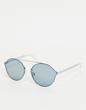 Посеребренные солнцезащитные очки Nani-Голубой Pilgrim