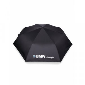 Зонт , автомат, система «антиветер», черный BMW. Цвет: черный