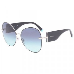 Солнцезащитные очки , бесцветный, серебряный Tiffany. Цвет: бесцветный/прозрачный