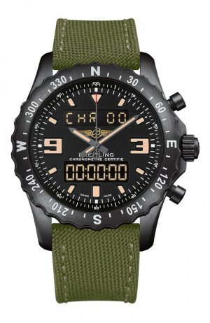 Часы Chronospace Military Blacksteel Breitling. Цвет: бесцветный