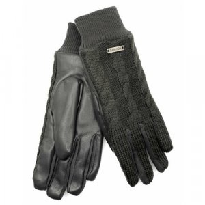 Перчатки , размер 6,5-8, черный Диана. Цвет: темно-серый