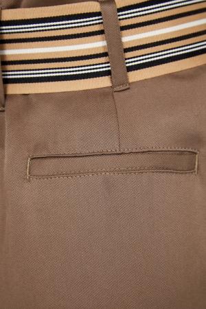 Прямые брюки со складками Adolfo Dominguez. Цвет: коричневый