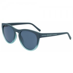 Солнцезащитные очки , синий DKNY. Цвет: синий