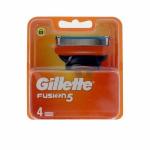Запасные лезвия для бритвы Fusion 5 (4 единицы) Gillette