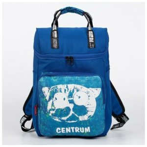 Рюкзак-сумка, отдел на молнии, наружный карман, цвет синий Centrum. Цвет: синий