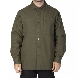 Мужская куртка-рубашка из парусины на флисовой подкладке , зеленый Sonoma Goods For Life