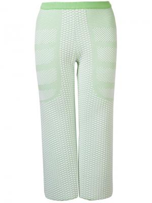 Cropped knit trousers Gig. Цвет: зелёный