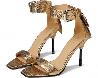 Туфли Noir Shimmer Sandal, цвет Metallic Gold AllSaints