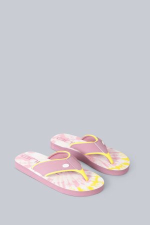 Детские шлепанцы Swish розового цвета Фуксия из переработанного материала , розовый Animal