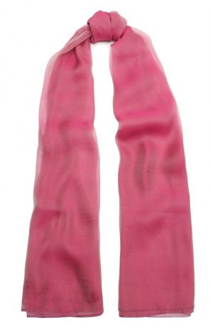 Шелковая шаль Giorgio Armani. Цвет: розовый