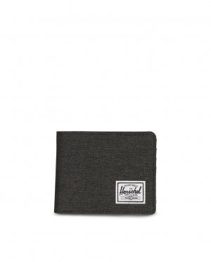 Мужской складной кошелек из ткани темно-серого цвета , темно-серый Herschel