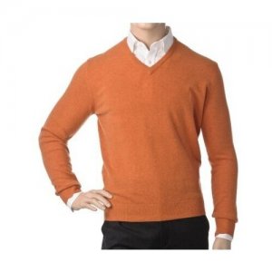 Пуловер мужской оранжевый Др.Коффер S07037 Dr.Koffer. Цвет: оранжевый