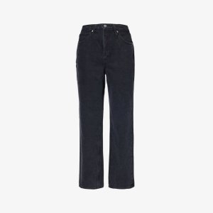 Прямые джинсы Sarah с высокой посадкой из переработанного и органического денима , цвет iridium Paige