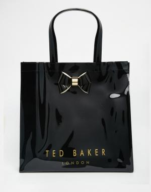 Большая сумка Ted Baker. Цвет: черный