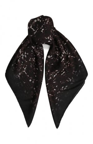 Шелковый платок Lanvin. Цвет: коричневый