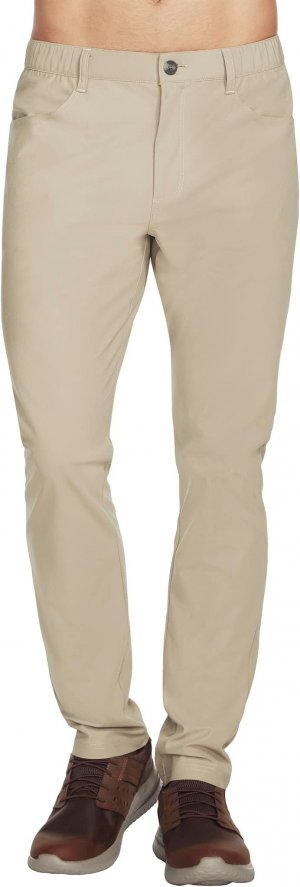 Брюки Go Walk премиум-класса с пятью карманами SKECHERS, цвет Natural/Brown Skechers
