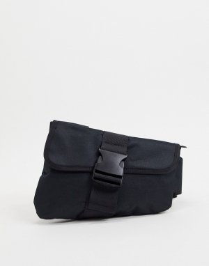 Черная сумка через плечо с пряжкой -Черный цвет SVNX