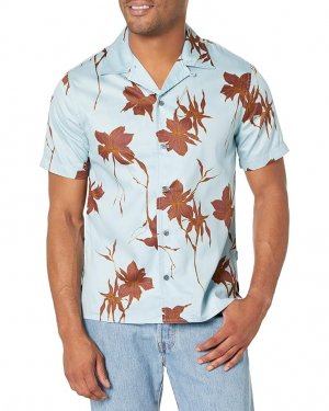Рубашка Danny Short Sleeve Camp Shirt W706Z2, цвет Cornflower John Varvatos