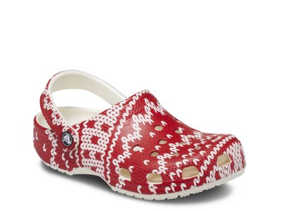 Сабо Classic Holiday Sweater, красный Crocs