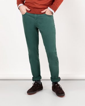 Обычные мужские брюки с пятью карманами зеленого цвета , зеленый El Ganso. Цвет: зеленый
