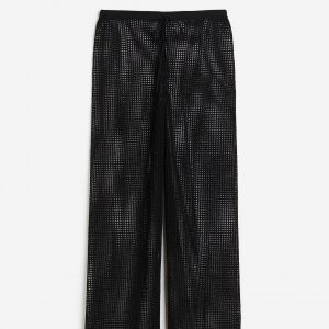 Пляжные брюки Crochet-look, черный H&M