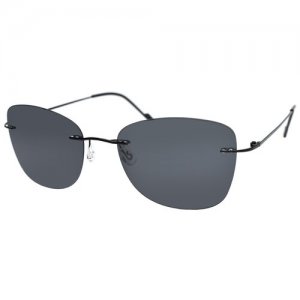 Солнцезащитные очки , черный Enni Marco. Цвет: серый