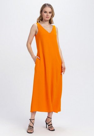 Платье Victoria Veisbrut. Цвет: оранжевый