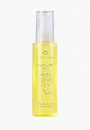 Пилинг для лица Cefine скатка с витаминами  Beauty Pro Herb Clear Gel V Plus, 120 мл. Цвет: розовый