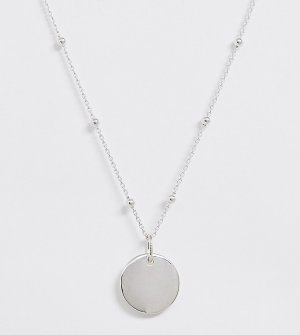 Серебряное ожерелье с подвеской-монетой -Золотой Astrid & Miyu