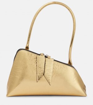 Асимметричная сумка через плечо Sunrise из кожи , золотой The Attico