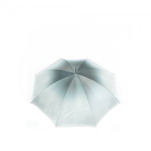 Зонт трость с двойным куполом и рисунком цветок Pasotti. Цвет: серый