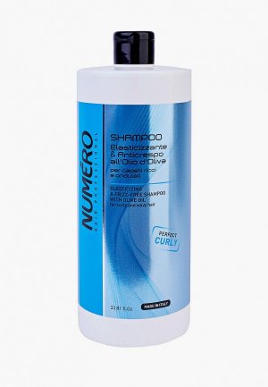 Шампунь Brelil Professional Numero с оливковым маслом для вьющихся и волнистых волос, 1000 мл. Цвет: разноцветный