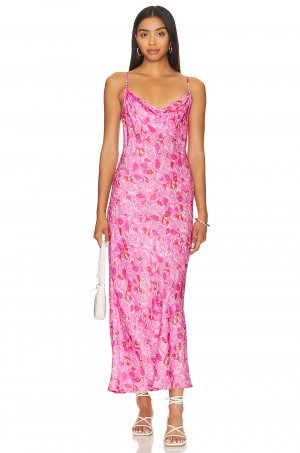 Платье макси Islamorada Bias Strappy, цвет Canyon Rose SPELL