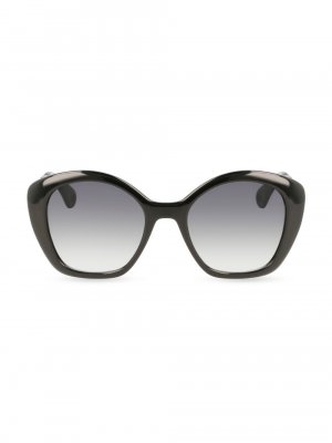 Солнцезащитные очки Babe 54MM Butterfly , черный Lanvin