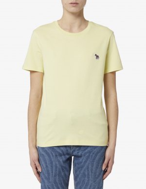 Базовая футболка с зебриной , желтый Paul Smith