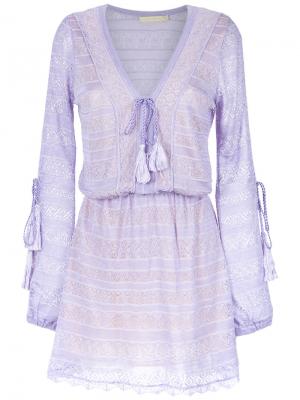 Knitted long sleeves dress Cecilia Prado. Цвет: розовый