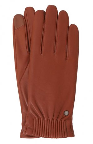 Кожаные перчатки Roeckl. Цвет: коричневый