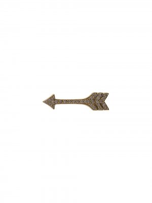 Золотые серьги-гвоздики Arrow с бриллиантами Jennifer Meyer. Цвет: золотистый