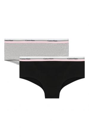Комплект из двух трусов-шорт Calvin Klein Underwear. Цвет: черный