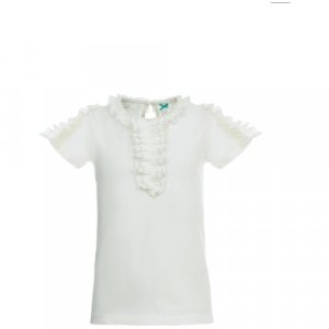 Блуза , размер 122, бежевый Silver Spoon. Цвет: бежевый